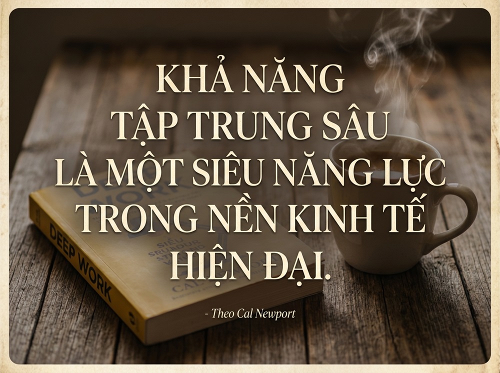 Quote hay trong sách Deep Work về sự tập trung