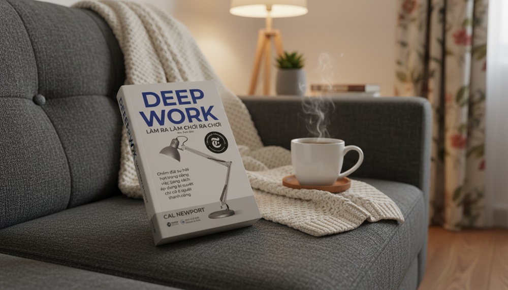 review sách deep work - làm ra làm chơi ra chơi